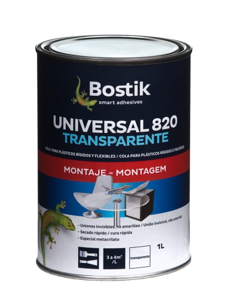 UNIVERSAL 820 BOTE DE 1 L  TRANSPARENTE